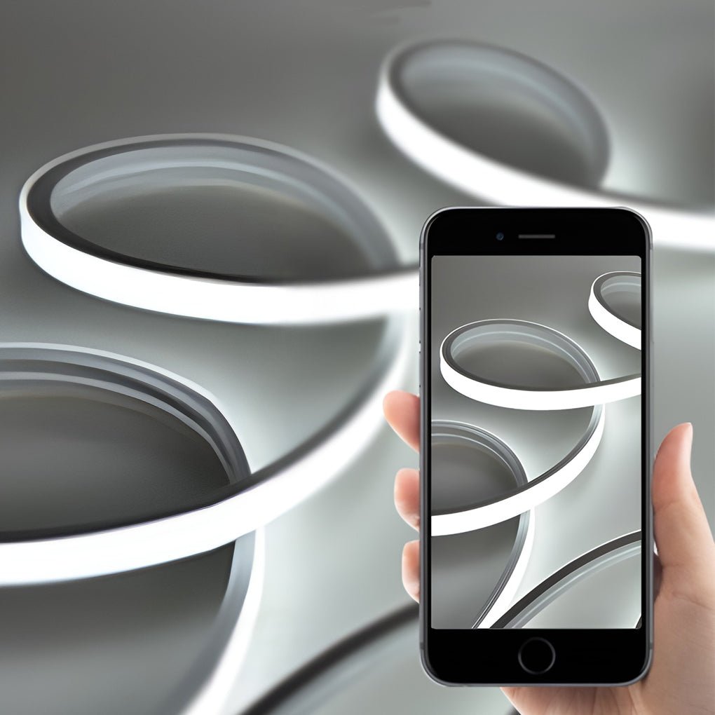 Waterproof Flexible LED Strip Lights for Outdoor Use - Cuttable Modern Design