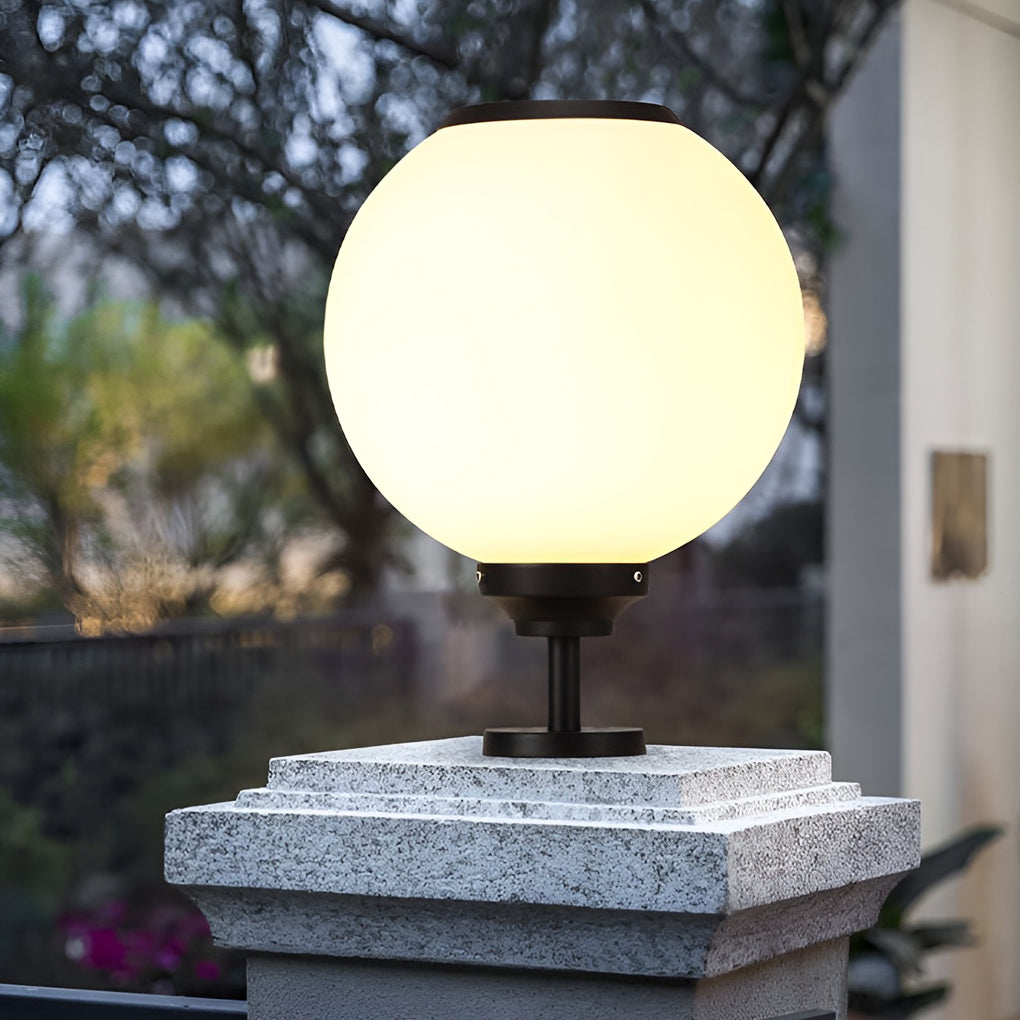 Premium Waterproof LED Solar Pillar Lights for Outdoor Use