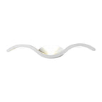 Premium Outdoor Up-Down LED Wave Wall Sconce