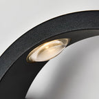 Premium Outdoor Up-Down LED Wave Wall Sconce