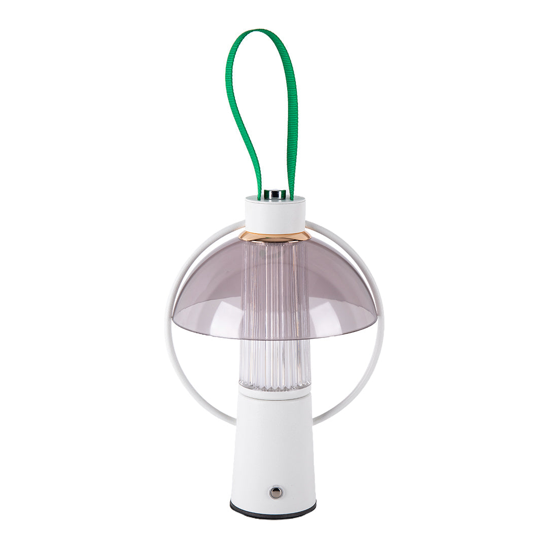 Premium Circle Table Lamp with Iron Base and Acrylic Shade