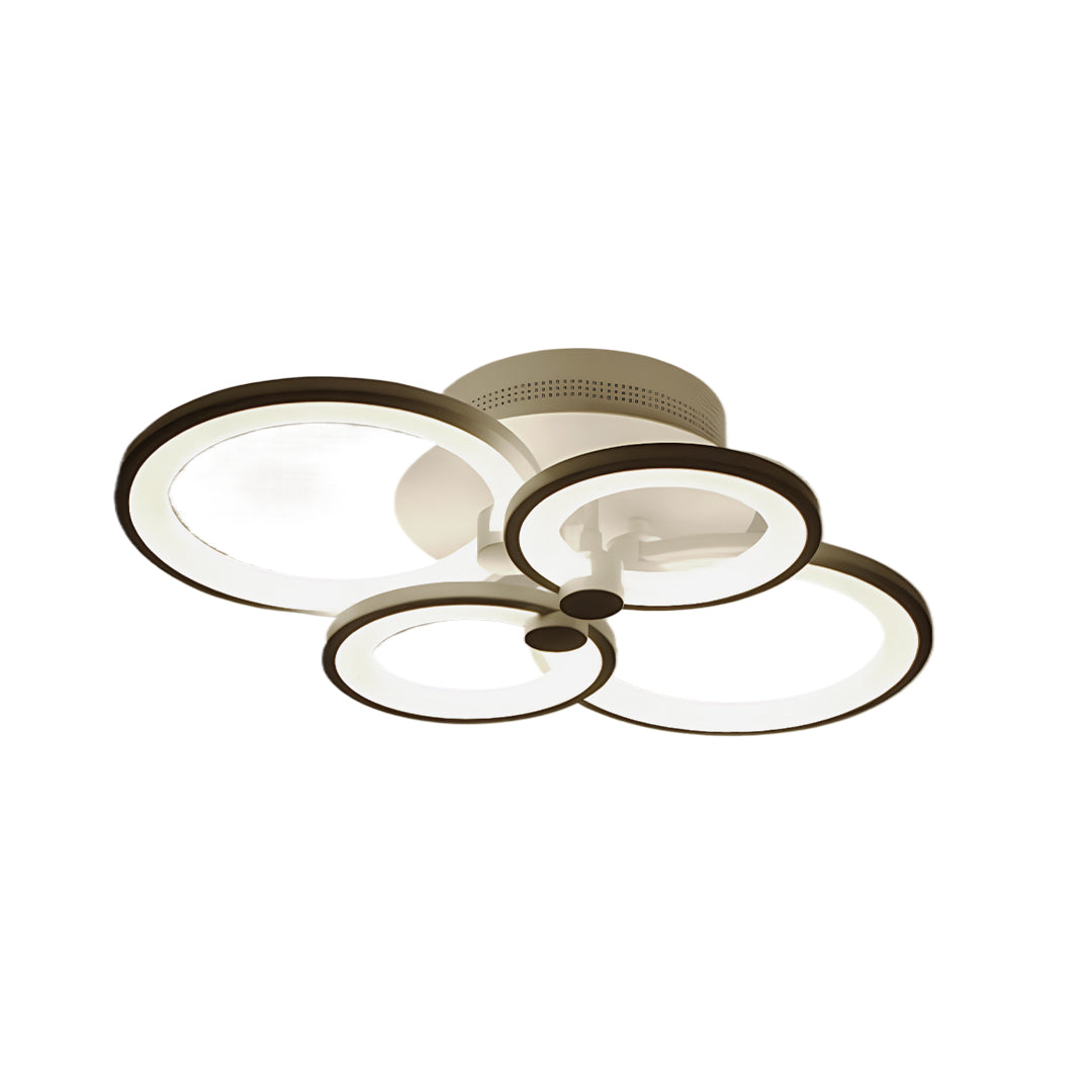 Elegant Overlapping Rings Ceiling Light
