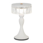 Nordic Minimalist Forged Iron Table Lamp with Acrylic Accent
