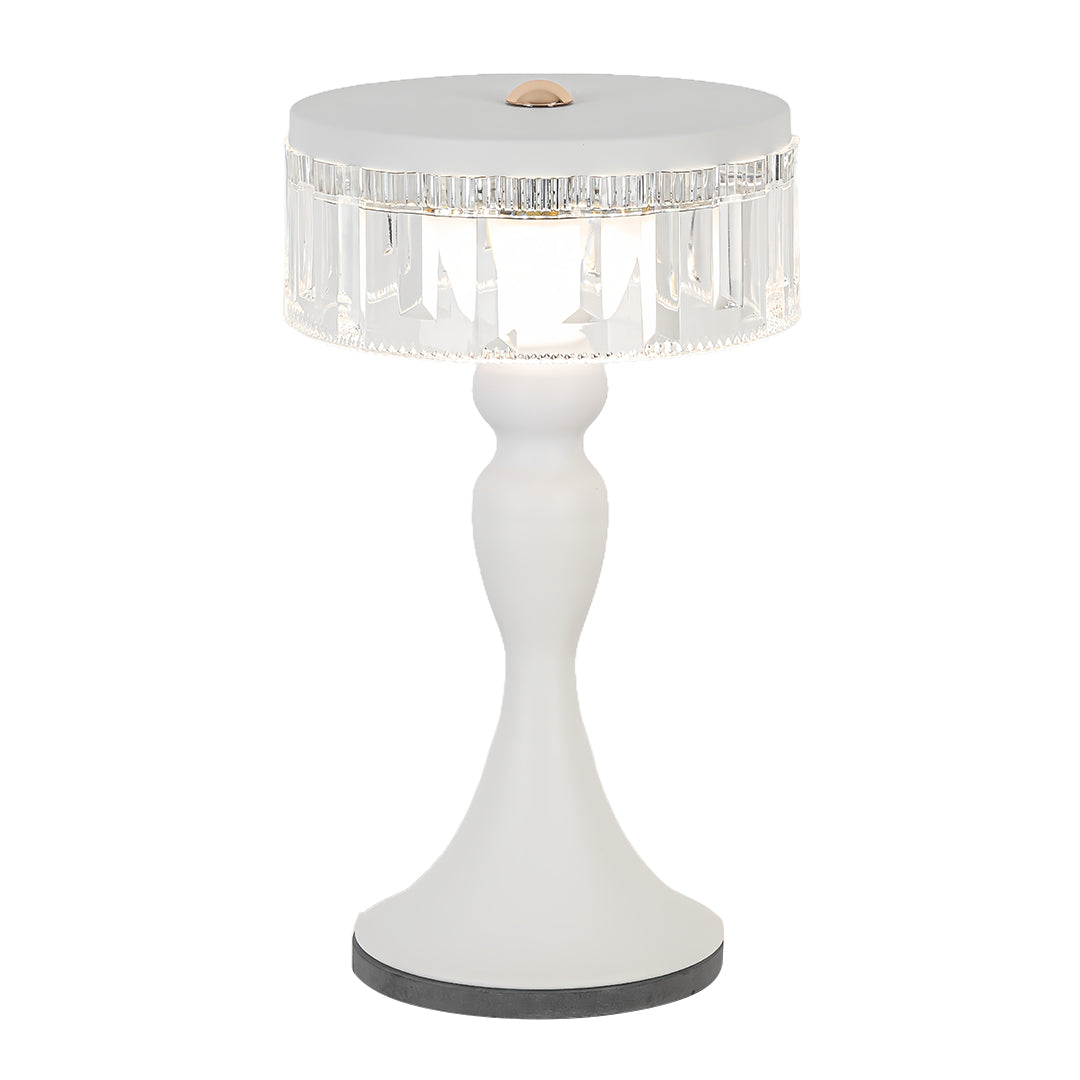 Nordic Minimalist Forged Iron Table Lamp with Acrylic Accent