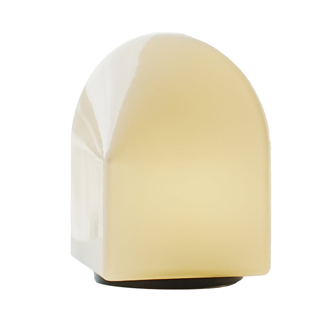 Contemporary White Table Lamp - Stylish Ambient Night Light