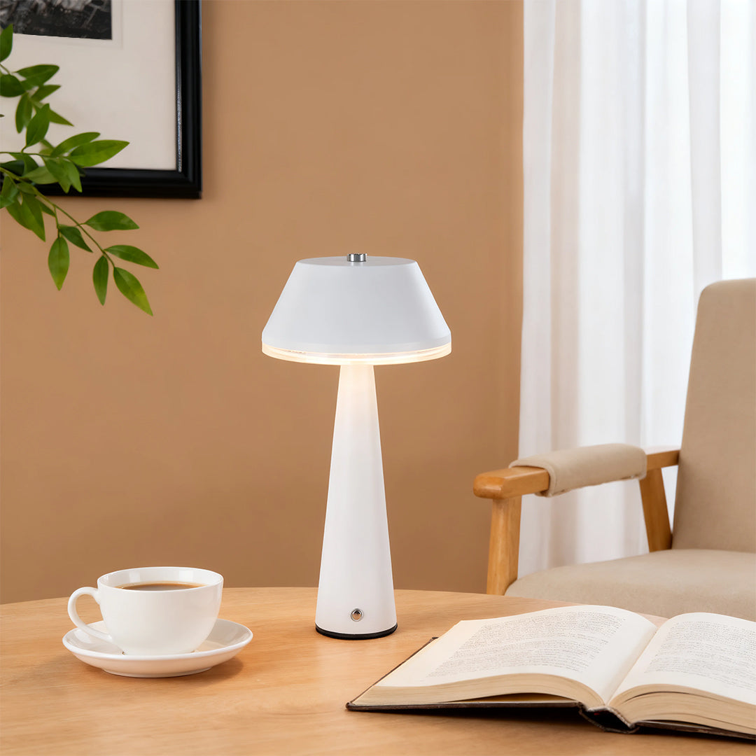 Premium Portable Rechargeable Cordless Table Lamp - Modern Design