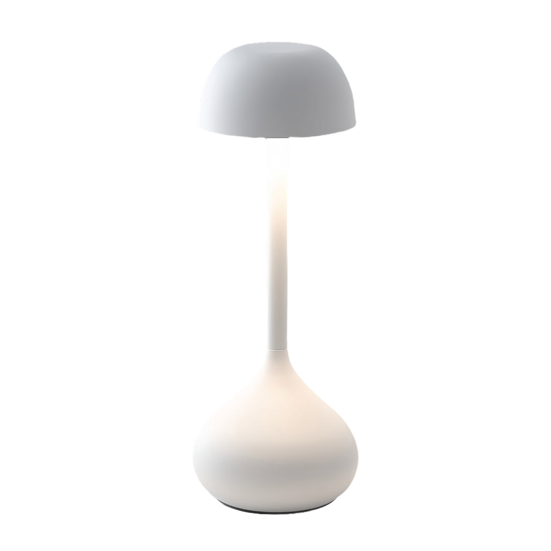 Rechargeable Gourd-Shaped Rustic Metal Table Lamp