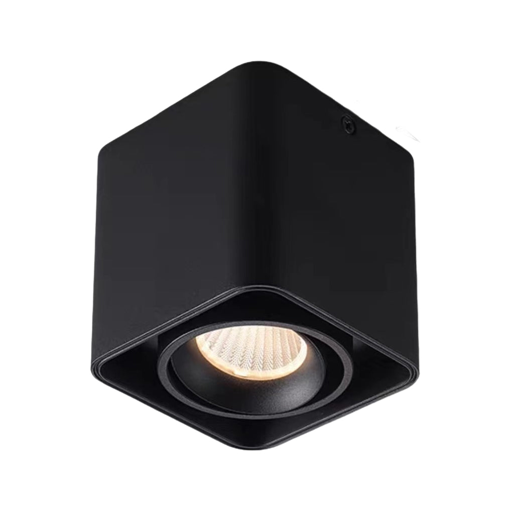 Square LED Surface-Mounted Ceiling Spotlight