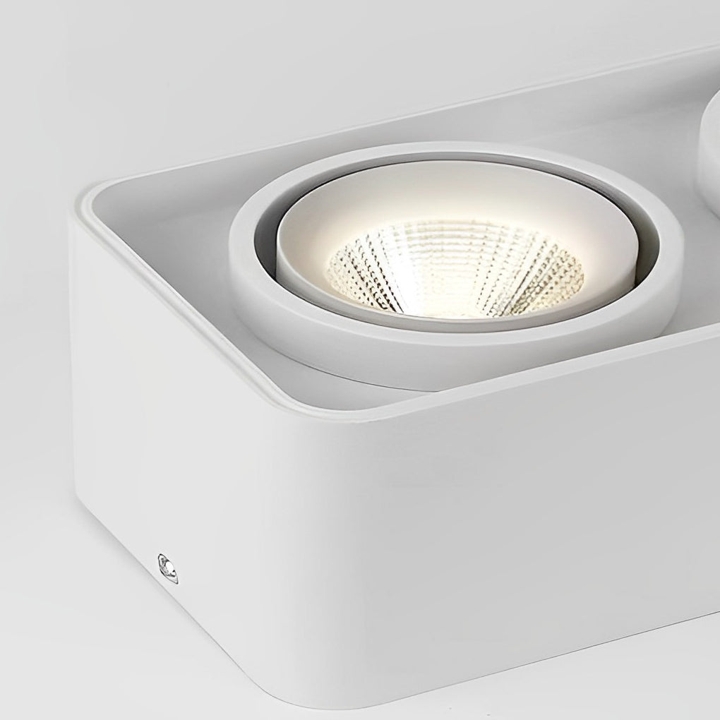 Square LED Surface-Mounted Ceiling Spotlight