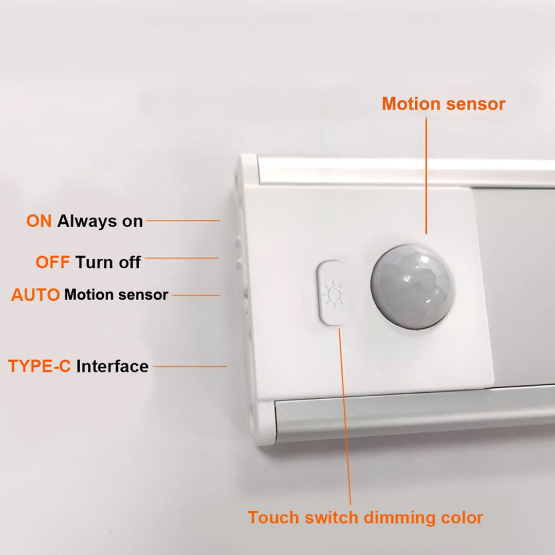 LED Motion Sensor Under Cabinet Wireless Lighting