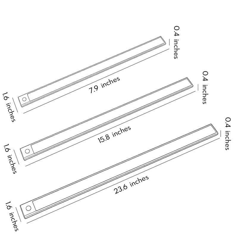 LED Motion Sensor Under Cabinet Wireless Lighting