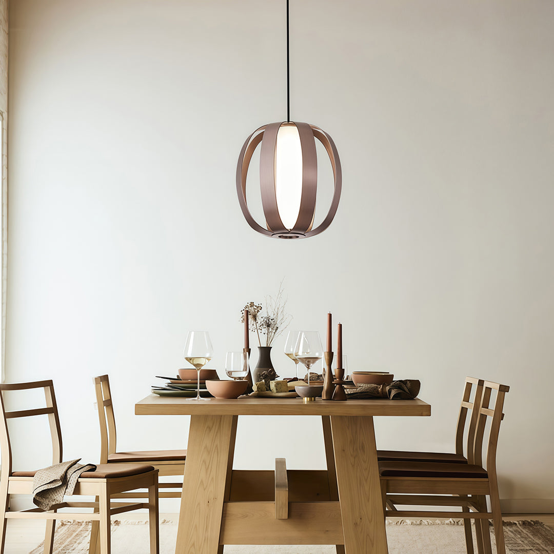 Contemporary LED Lantern Pendant Light - Minimalist Ceiling Fixture