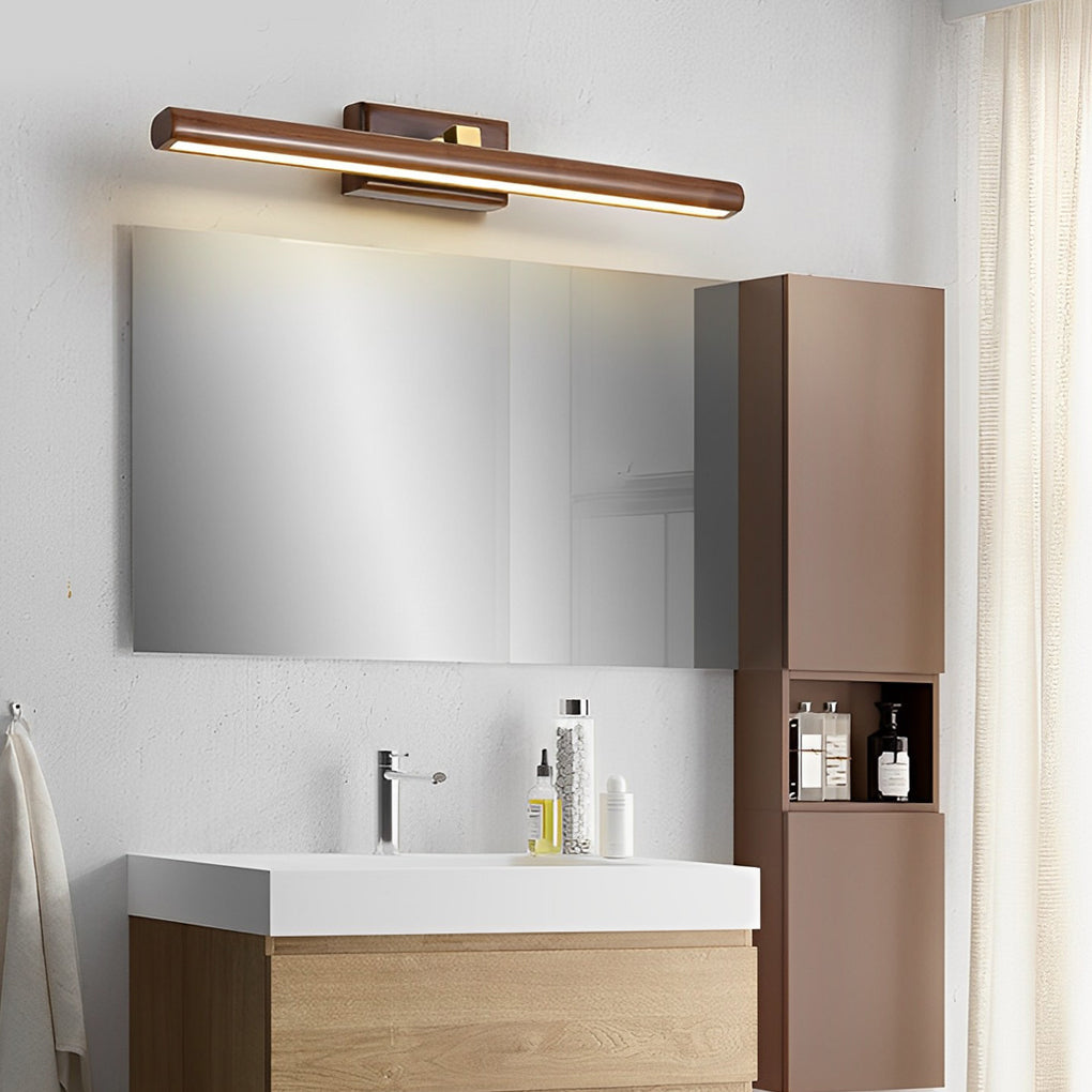 Premium Japanese Rotatable LED Wood Bathroom Vanity Light