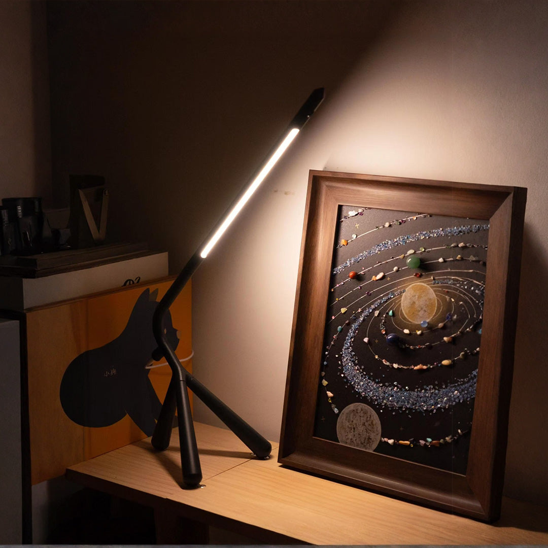 Rotatable LED Table Lamp with Three Legs - Eye-Care Accent Lighting