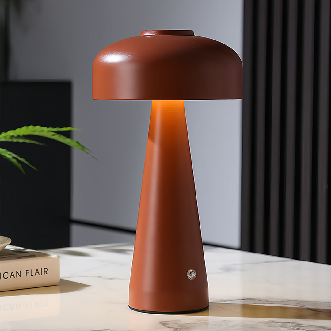 Dimmable Touch Control Portable LED Mushroom Table Lamp