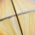 Japanese-Inspired Braided Hemp Rope Pendant Light