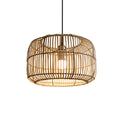 Japanese Minimalist Woven Pendant Ceiling Light
