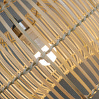 Japanese Minimalist Woven Pendant Ceiling Light